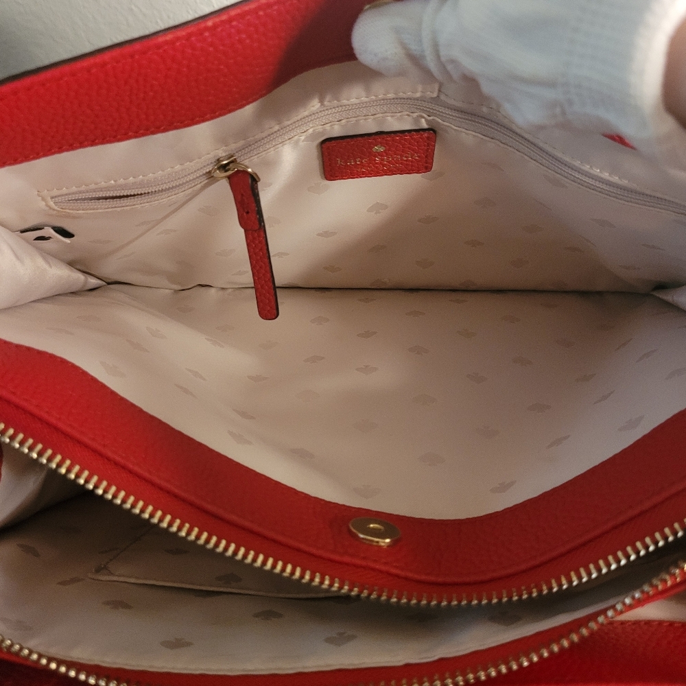 KATE SPADE LEATHER MULBERRY STREET LISE SATCHEL - Picture 15 of 16
